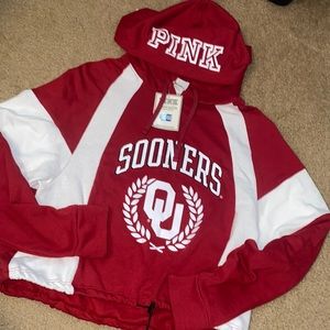 New Victoria’s Secret Pink hoody Oklahoma OU small S